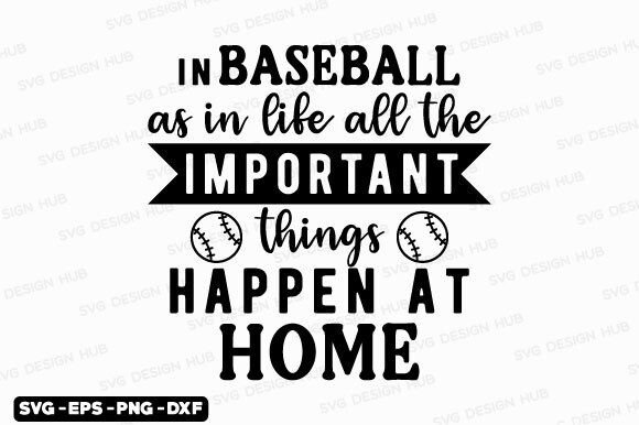 Baseball SVG: Where Life Meets Branding in Crafts & Graphics