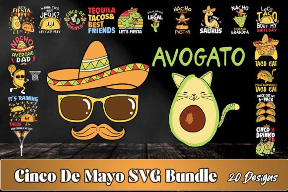 Cinco De Mayo SVG Bundle: Festive Graphics for Crafts & Creative Projects