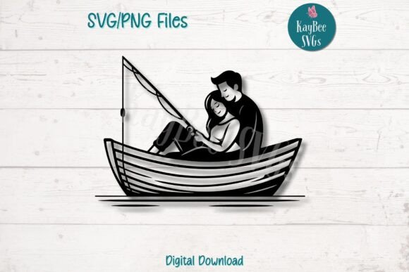 Couple Fishing SVG Cut File: Crafting Visual Appeal for Blogs and Digital Content