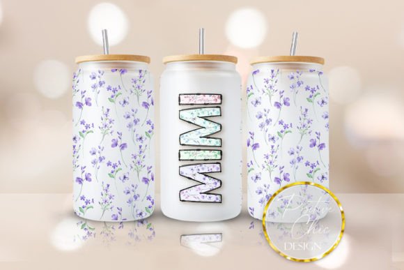 Floral Mimi Libbey Can Wrap Graphics for Crafts & Content Publishing