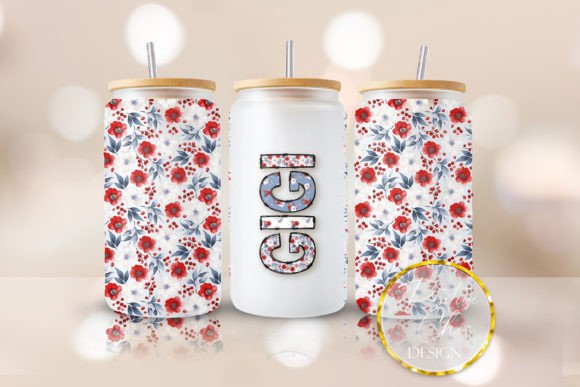 Gigi Libbey Can Glass UVDTF 16oz Cup PNG Review