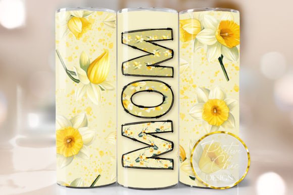 Mom Spring Floral Tumbler Wrap Design – A Crafts-Friendly Graphic for Local Branding