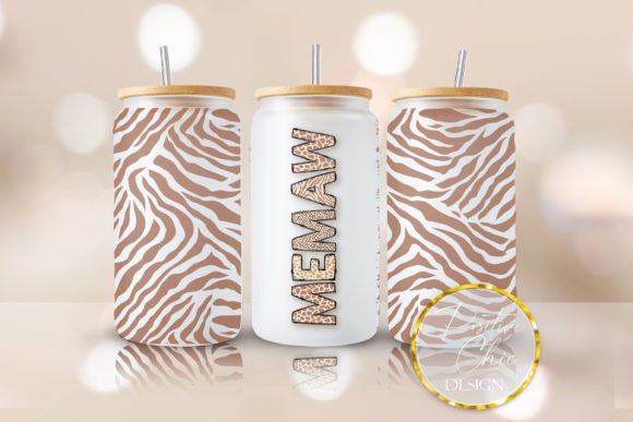 Mother 16 Oz Cup Wrap UVDTF Animal Print Review for Real Embroidery Use