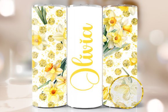 Spring Flowers Tumbler PNG: A Fresh Touch for Local Brand Graphics & Crafts